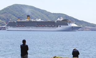 Le "Costa Atlantica" au Japon, le 31 mai 2020.