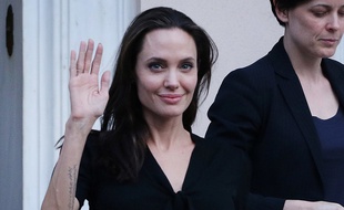Angelina Jolie en Grèce