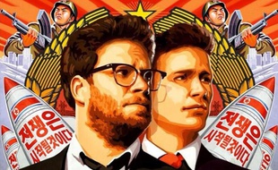 Seth Rogen et James Franco, sur l'affiche du film "The Interview".