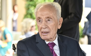 L'ancien président israélien Shimon Peres en Italie, le 2 septembre 2016.