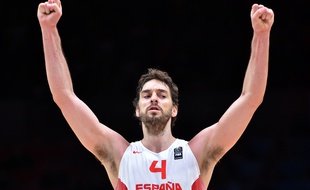 L'espagnol Pau Gasol contre la France, le 17 septembre 2015 à Lille.