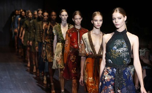 Le défilé printemps-été 2015 Gucci s'est déroulé le mercredi 17 septembre 2014.