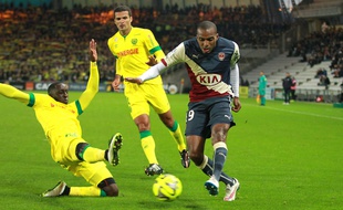 Nicolas Maurice-Bellay, lors du match contre le FC Nantes, le 12 décembre 2014.