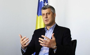 Le Premier ministre du Kosovo, Hashim Thaci, à Pristina, le 8 décembre 2010.