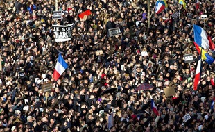 «Marche républicaine» à Paris