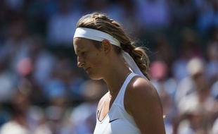 Victoria Azarenka lors du tournoi de Wimbledon, le 7 juillet 2017.