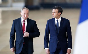 Vladimir Poutine et Emmanuel Macron en «tolérance mutuelle» le 29 mai 2017 à Versailles