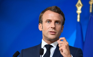 Emmanuel Macron (ici le 2 juillet) n'a pas beaucoup apprécié le mouvement de grève des profs correcteurs.