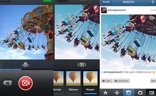 La fonction vidéo sur le réseau social Instagram.