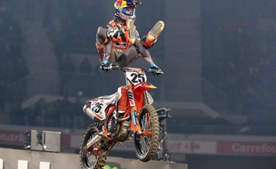 Marvin Musquin a remporté le Supercross de Paris-Lille.
