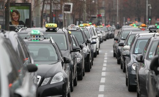 Rassemblement de chauffeurs de taxis (Archives)