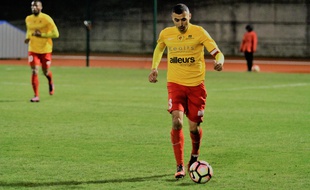 Le latéral gauche de Lyon Duchère Hatim Sbaï