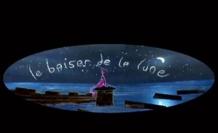 Capture d'écran de la bande-annonce du court-métrage «le Baiser de la lune», réalisé par Sébastien Watel.