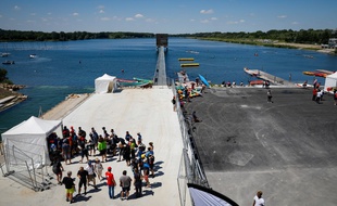 Le nouveau stade nautique de Vaires-Torcy, qui sera utilisé pour les JO 2024, a été inauguré le 22 juin 2019.