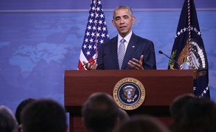 Barack Obama a tenu ce jeudi soir une longue conférence de presse au Pentagone.