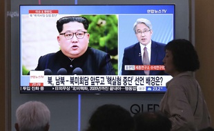 Kim Jong-un, leader de Corée du nord, le 21 avril 2018.