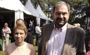 Laurence Parisot et François Chérèque lors de l'université d'été du Medef en août 2007.