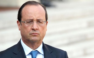 François Hollande à l'Elysée le 29 août 2013.