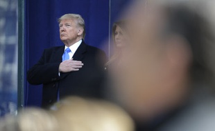 Donald Trump lors d'une cérémonie à New York, le 11 novembre 2019.
