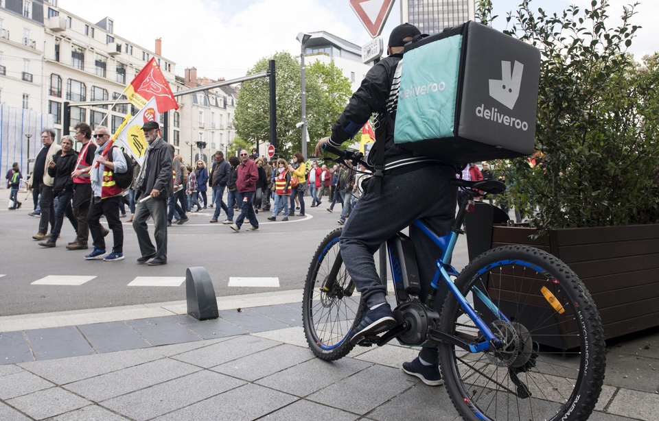 Deliveroo velo ou discount scooter