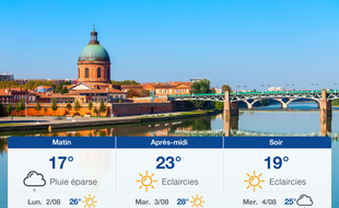 Météo Toulouse: Prévisions du dimanche 1 août 2021