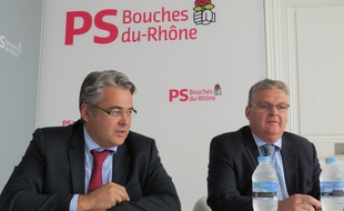 Marseille, le 4 septembre 2014, Jean-David Ciot et FrÈdÈric Vigouroux Èvoquent les Èlections sÈnatoriales.