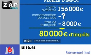 Capture d'écran du zap actu du 27 novembre 2013.