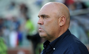 Frédéric Antonetti sur le banc du Losc, le 13 août 2016.