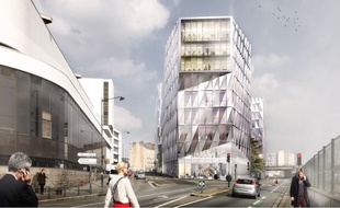Bureaux Yves Rocher Rennes : Rennes le futur quartier eurorennes se dessine en triangle