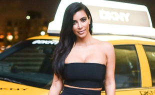 Kim Kardashian, en décembre 2014, à Miami.