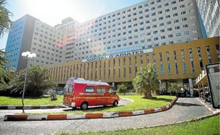 L'hôpital de la Timone (10e) à Marseille.