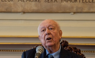 Le maire de Marseille lors de ses voeux en 2019