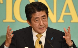 Le Premier ministre japonais Shinzo Abe, le 1er décembre 2014 à Tokyo