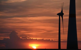 Des éoliennes près de Leipzig, en Allemagne, le 5 juin 2016