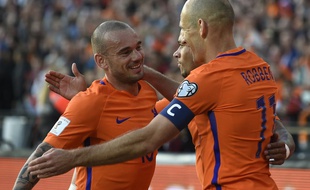 Arjen Robben et Wesley Sneijder ont marqué lors de la victoire des Pays-Bas contre le Luxembourg (5-0) en qualification à la Coupe du monde 2018.