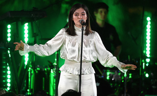 Lorde lors d'un concert à Los Angeles le 29 août 2017