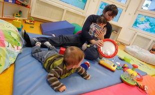 NANTES, le 13/12/2012 Une creche dans le centre ville