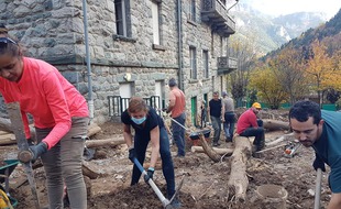Samedi, un groupe de trekkers a multiplié les actions bénévoles à Tende.