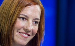 Jen Psaki, attachée de presse de la Maison blanche, ici en 2014.