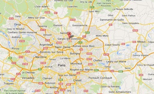 Google map de Garges-les-Gonesse.