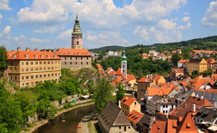 Krumlov offre son lot de paysages enchanteurs et chargés d'Histoire.