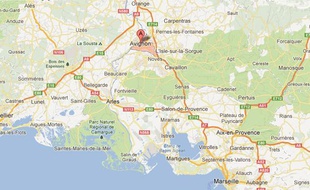 Carte de localisation d'Avignon