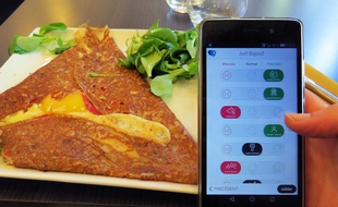 L'appli SumWhere est facile à utiliser au resto.
