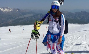 Nastasia Noens s'est classée quatrième à Flachau.