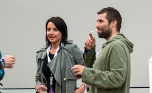 Le chanteur Liam Gallagher et sa fiancée Debbie Gwyther