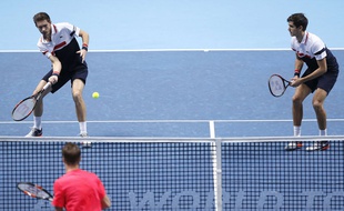 Mahut et Herbert au Masters de Londres le 18 novembre 2016.
