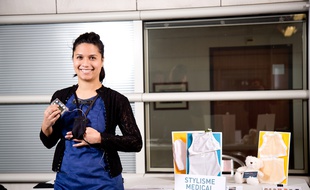 Anne-Cécile Ratsimbason, jeune Niçoise, a créé une entreprise de stylisme médical en janvier 2015.