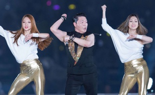 Psy, la provoc' dans la peau.
