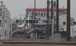 Illustration du port de Calais.