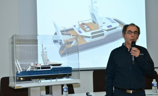 Fabrice Faure, coordinateur du projet Imos à La Rochelle, le 4 mars 2015
